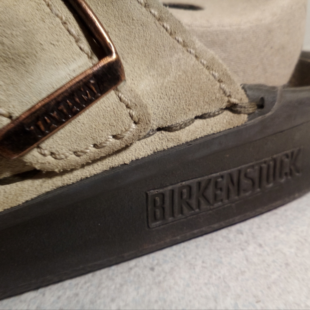 Birkenstock Boston Shearling Tan Clogs US sz. Men 10. Woman 11-11.5 - Picture 8 of 10